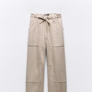 Zara felt Tan Pants